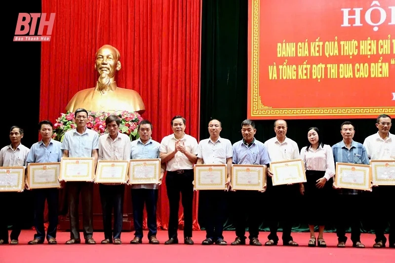 Yên Định tổng kết đợt thi đua cao điểm 100 ngày đêm xây dựng huyện NTM nâng cao
