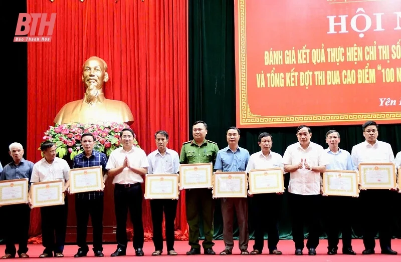 Yên Định tổng kết đợt thi đua cao điểm 100 ngày đêm xây dựng huyện NTM nâng cao