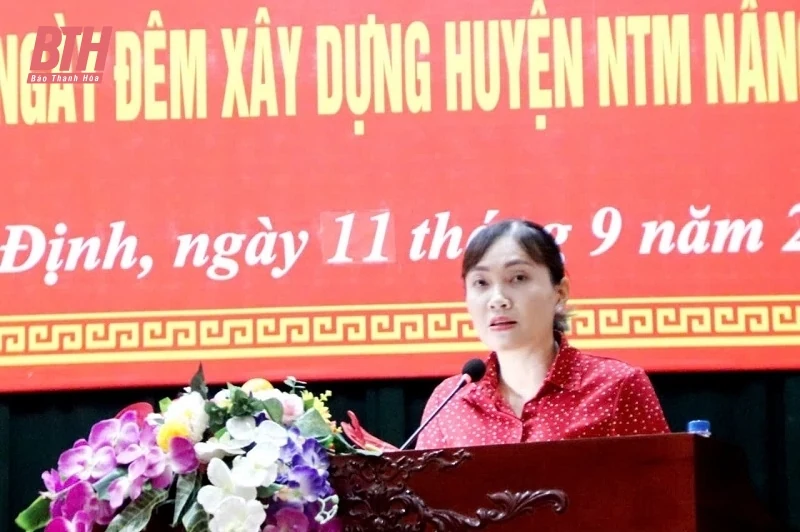 Yên Định tổng kết đợt thi đua cao điểm 100 ngày đêm xây dựng huyện NTM nâng cao