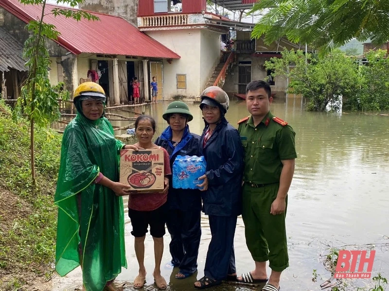 Nước sông Bưởi dâng cao trở lại, huyện Thạch Thành tăng cường biện pháp ứng phó 
