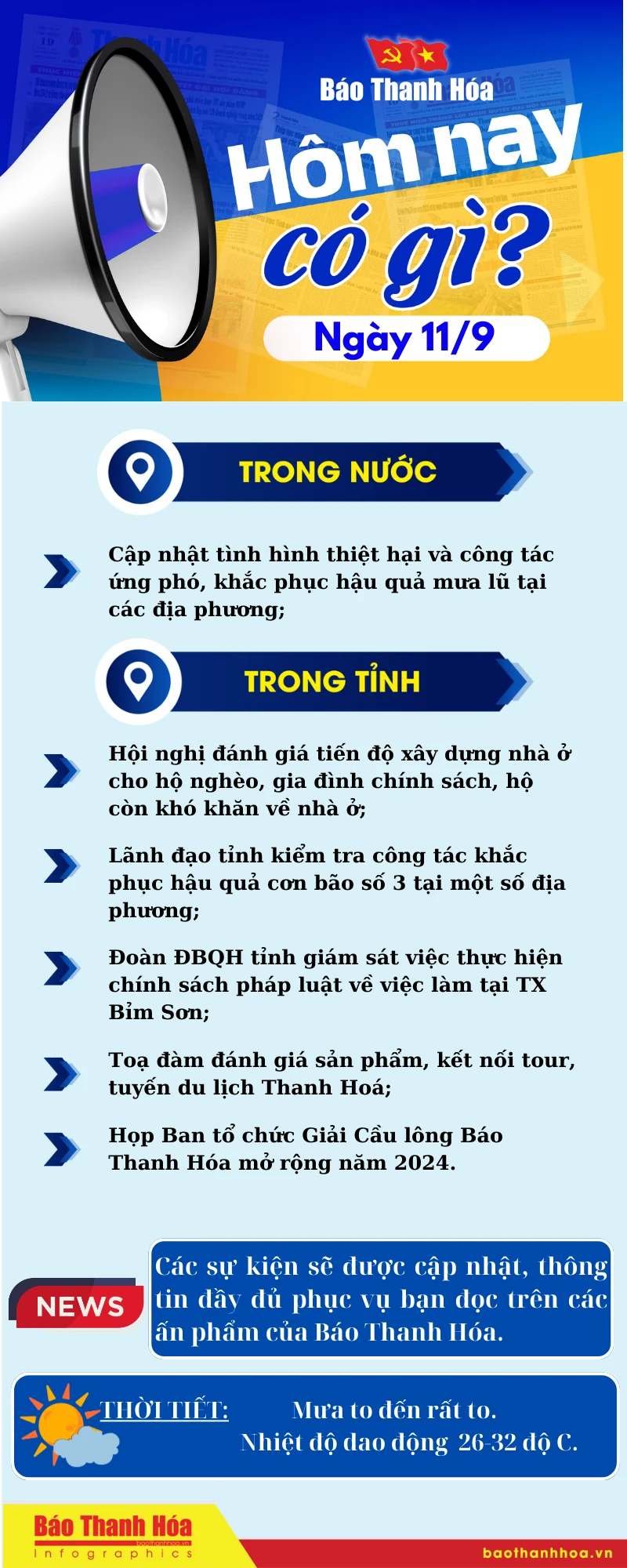 m88 trang chủ có gì? - Sự kiện nổi bật ngày 11/9/2024