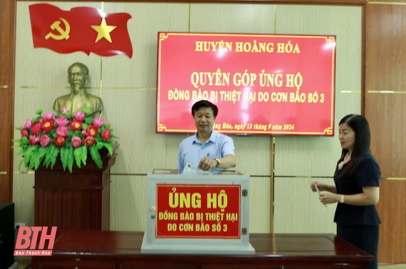 Các địa phương, đơn vị tiếp tục ủng hộ đồng bào khắc phục thiệt hại do bão số 3 gây ra