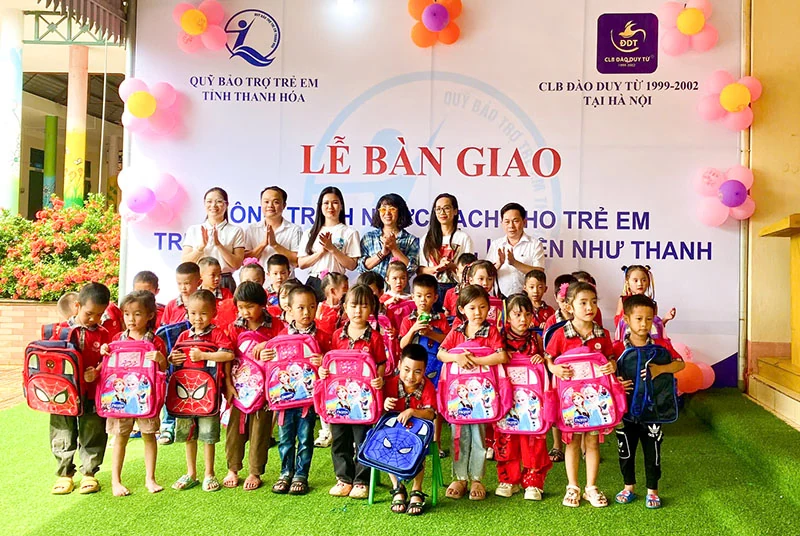 Trao tặng công trình nước sạch cho Trường Mầm non Yên Lạc (Như m88 the thao)