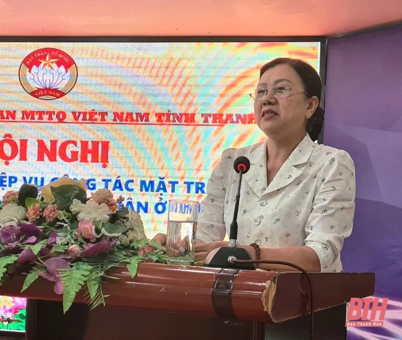 Tập huấn nghiệp vụ công tác Mặt trận năm 2024