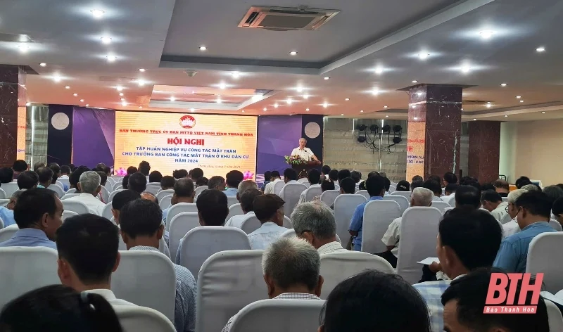 Tập huấn nghiệp vụ công tác Mặt trận năm 2024