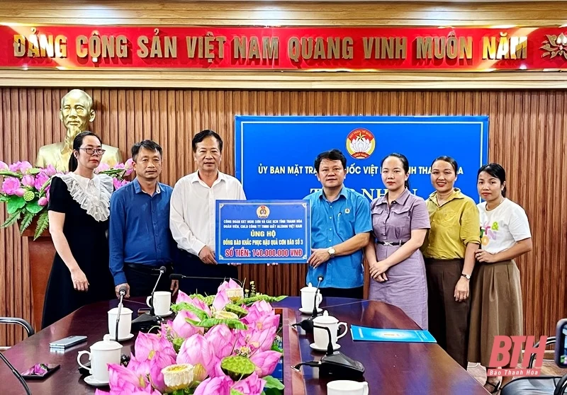 Ủy ban MTTQ tỉnh tiếp nhận ủng hộ đồng bào bị thiệt hại do bão số 3