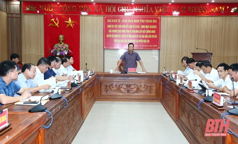 Tập trung đẩy nhanh tiến độ cấp giấy chứng nhận quyền sử dụng đất, quyền sở hữu nhà ở và tài sản gắn liền với đất