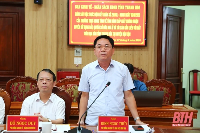Tập trung đẩy nhanh tiến độ cấp giấy chứng nhận quyền sử dụng đất, quyền sở hữu nhà ở và tài sản gắn liền với đất
