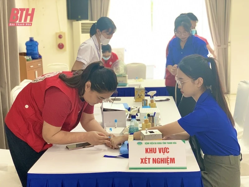 Chương trình “Giọt hồng doanh nhân trẻ Thanh Hóa” thu được hơn 250 đơn vị máu