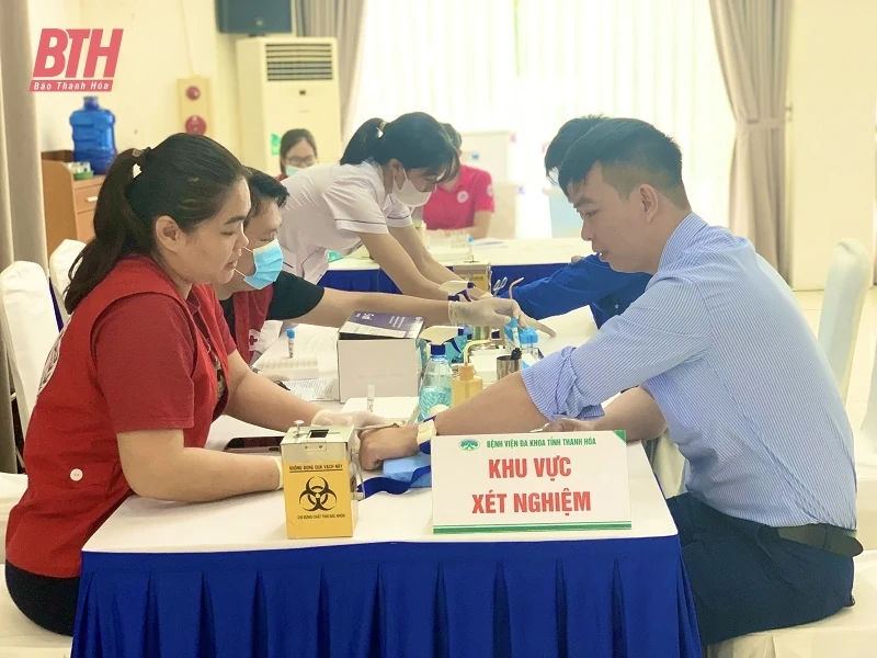 Chương trình “Giọt hồng doanh nhân trẻ Thanh Hóa” thu được hơn 250 đơn vị máu