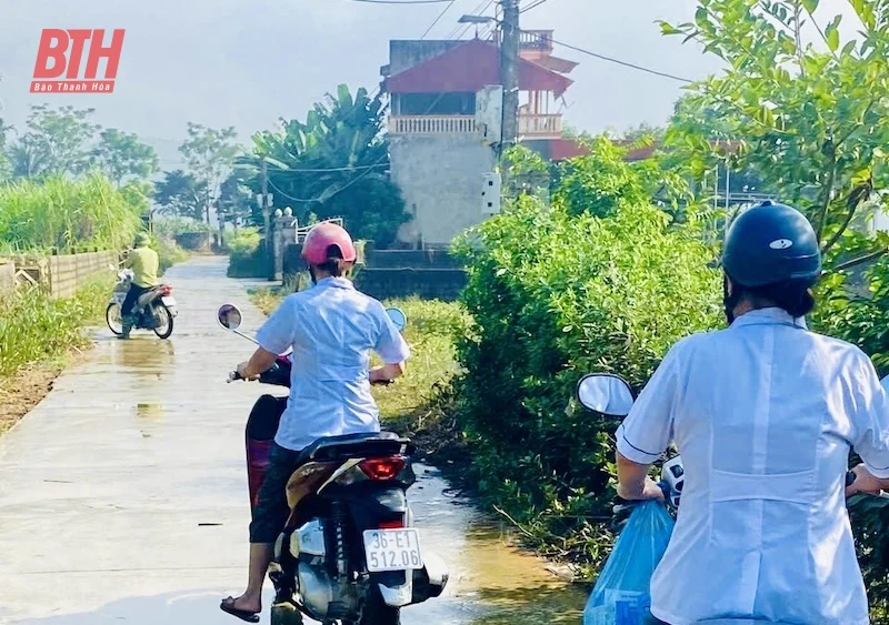 Thạch Thành: Khẩn trương vệ sinh môi trường, phòng chống dịch bệnh sau mưa lũ