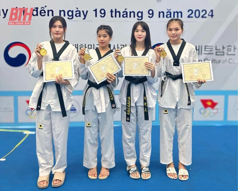 VĐV link đăng nhập m88 giành 9 huy chương tại Giải vô địch Teakwondo các CLB quốc gia năm 2024 