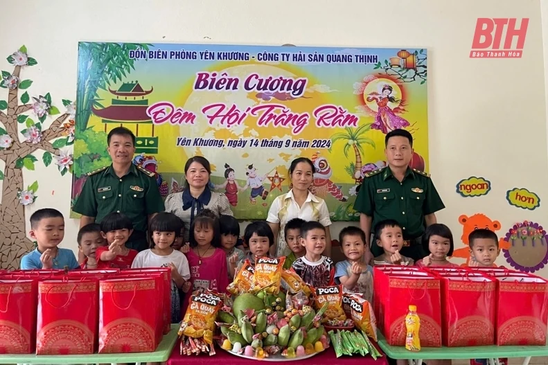 Chiến sĩ Biên phòng và các hoạt động ý nghĩa dành cho thiếu nhi dịp Tết Trung thu