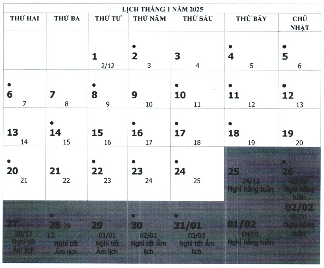 Bộ Nội vụ đồng ý nghỉ Tết 9 ngày, nghỉ lễ 30/4 và 1/5 kéo dài 5 ngày