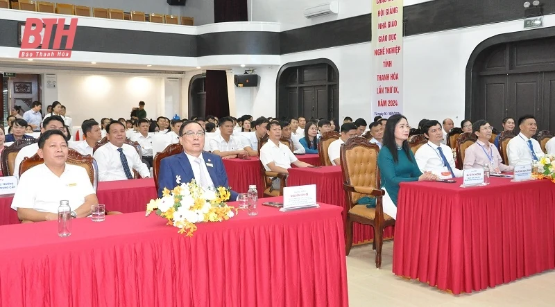 Trao 74 giải tập thể, cá nhân tại Hội giảng nhà giáo giáo dục nghề nghiệp tỉnh Thanh Hóa lần thứ IX năm 2024