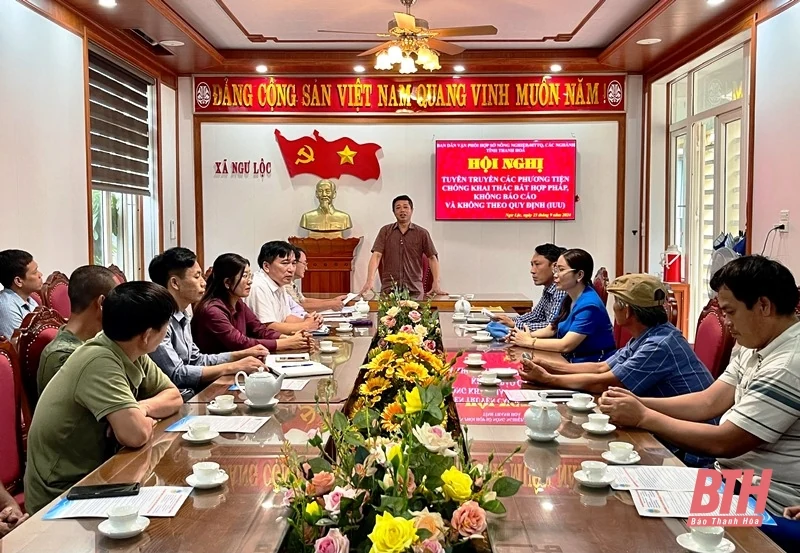 Tuyên truyền, vận động cao điểm về chống khai thác hải sản bất hợp pháp, không báo cáo và không theo quy định