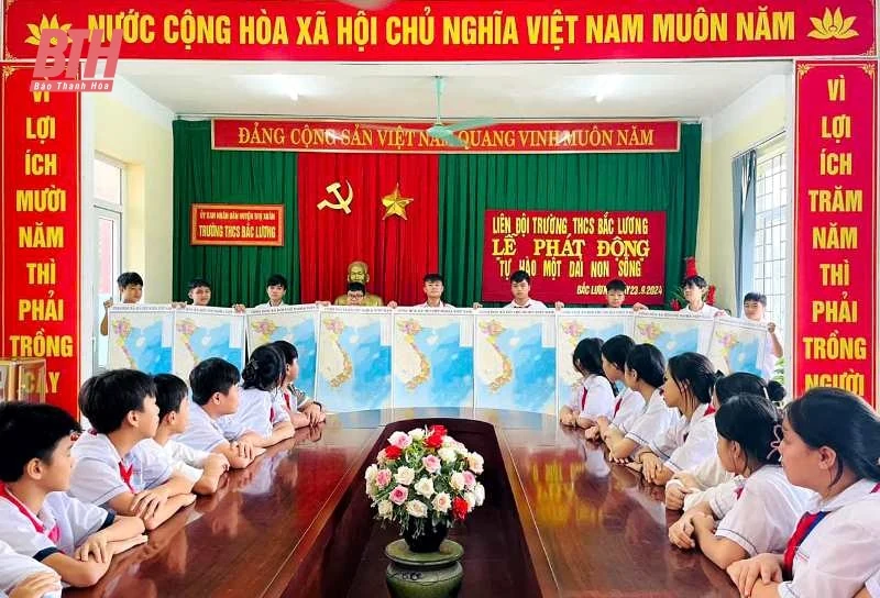 Tuổi trẻ huyện Thọ Xuân hưởng ứng Cuộc vận động “Tự hào một dải non sông”