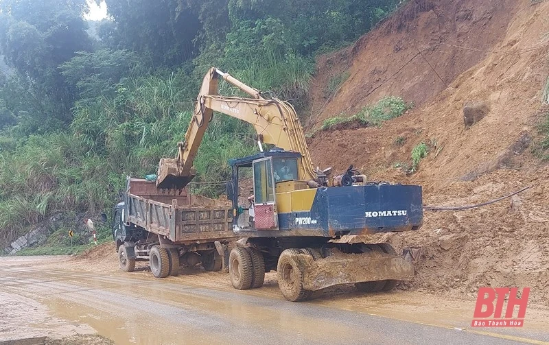 Mưa lũ gây sạt lở 152 vị trí trên các tuyến đường tỉnh