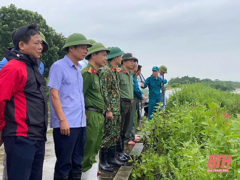 Thiệu Hoá: Thực hiện sơ tán 242 hộ dân đến nơi an toàn