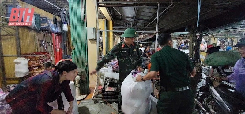 Thiệu Hoá: Thực hiện sơ tán 242 hộ dân đến nơi an toàn