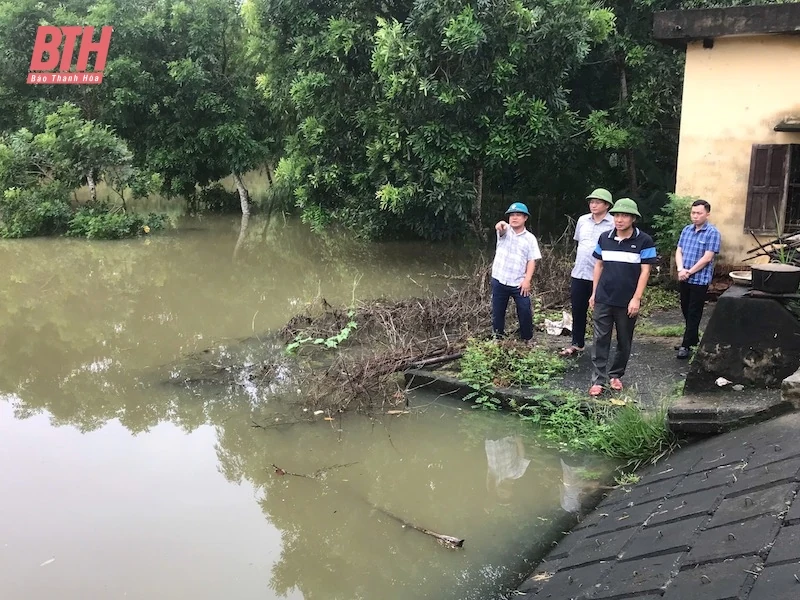 Thiệu Hoá: Thực hiện sơ tán 242 hộ dân đến nơi an toàn
