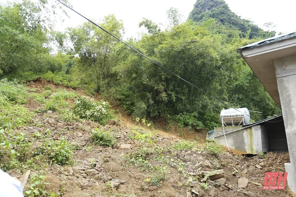 Chủ tịch UBND tỉnh Đỗ Minh Tuấn kiểm tra công tác phòng, chống thiên tai tại huyện Bá Thước, Cẩm Thủy