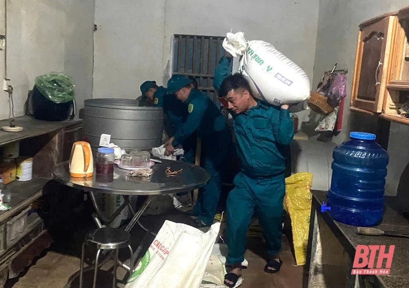 Thường Xuân sơ tán khẩn cấp trên 500 hộ dân đến nơi an toàn