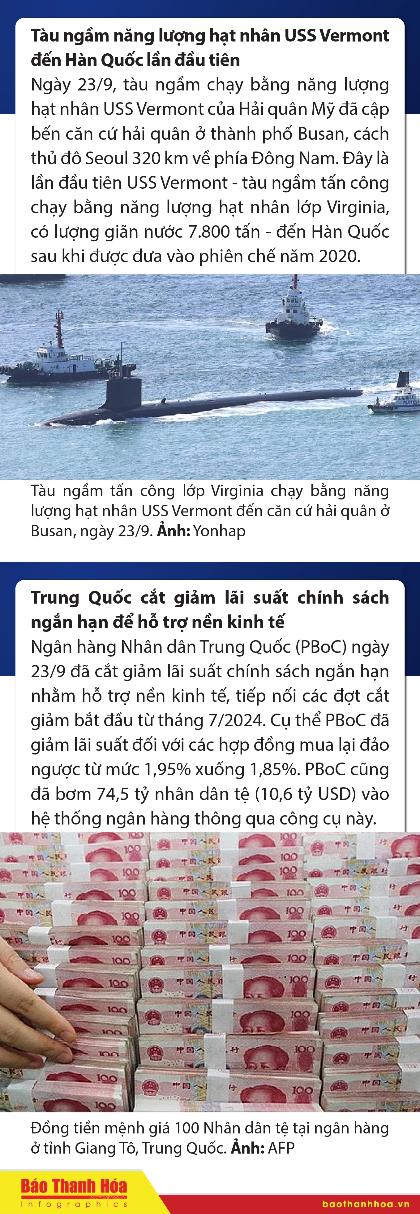 Sự kiện nổi bật trong nước, quốc tế ngày 23/9