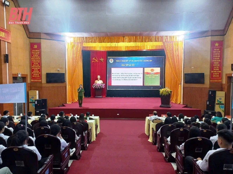 Phát động triển khai tháng cao điểm về phòng, chống tội phạm, vi phạm pháp luật, HIV/AIDS, ma túy, mại dâm đợt 1 trong ngành Giáo dục