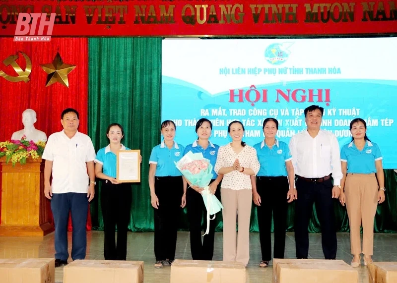 Ra mắt và tập huấn mô hình HTX sản xuất và kinh doanh mắm tép do phụ nữ tham gia quản lý xã Yên Dương