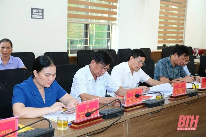 Giám sát việc ban hành Nghị quyết của HĐND cấp huyện tại Triệu Sơn