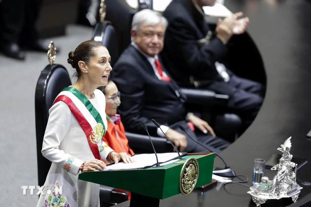 Nữ tổng thống đầu tiên đăng ký m88 lịch sử Mexico tuyên thệ nhậm chức