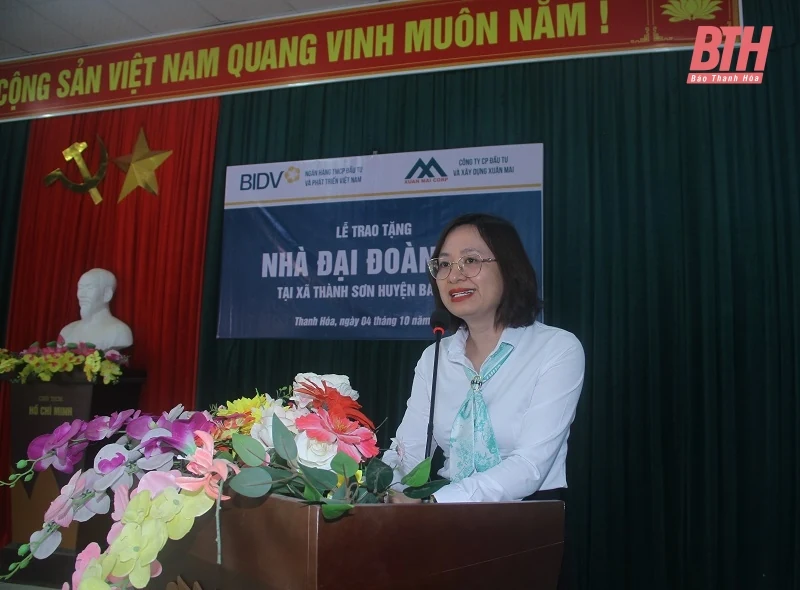 BIDV hiện thực hóa ước mơ an cư cho người nghèo huyện Bá Thước
