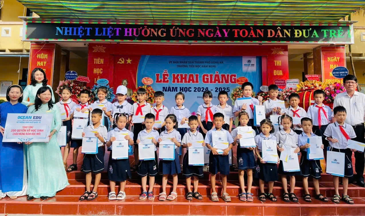 Ocean Edu cùng học sinh cả nước chào đón năm học mới