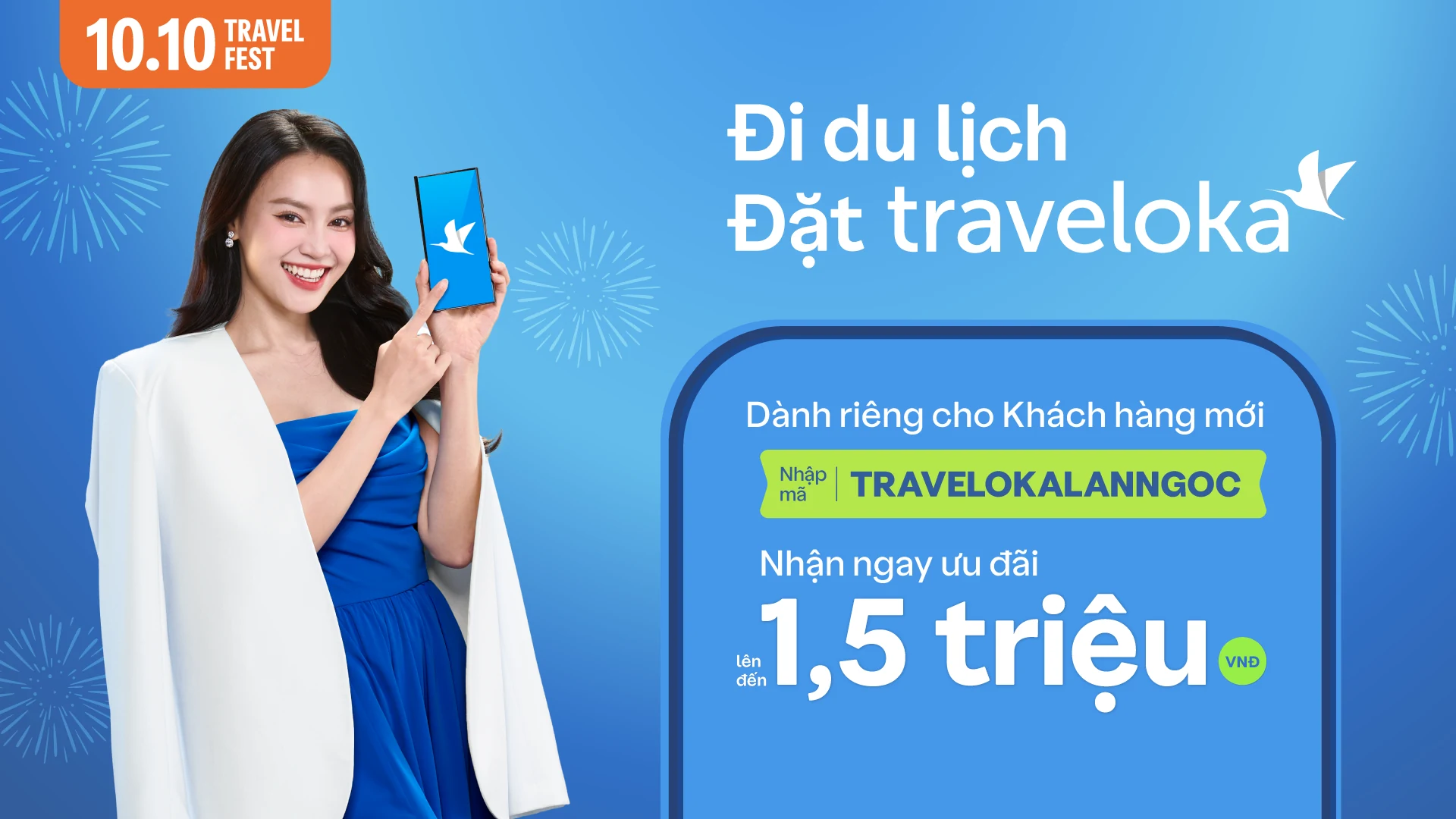 Đại tiệc du lịch Traveloka 10.10 Travel Fest: Ưu đãi đến 50%