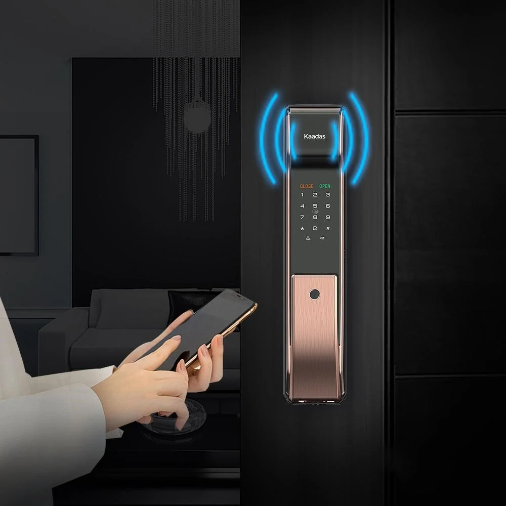 Khóa cửa thẻ từ Kaadas chống sao chép, mở cửa với 1 chạm chỉ nửa giây