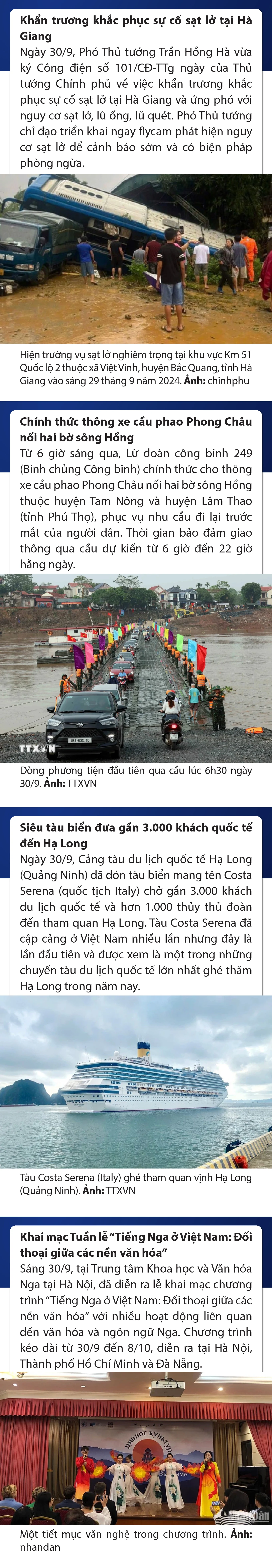 Sự kiện nổi bật m88 the thao, quốc tế ngày 30/9