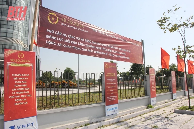 Sẵn sàng cho sự kiện Ngày Chuyển đổi số quốc gia năm 2024 tại Thanh Hóa