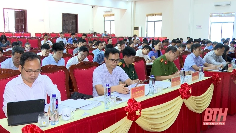 Thọ Xuân: Đánh giá kết quả thực hiện nhiệm vụ 9 tháng, triển khai nhiệm vụ 3 tháng cuối năm 2024