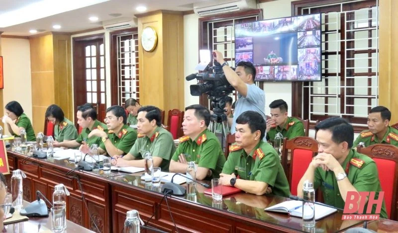 Hội nghị trực tuyến về chuyển đổi số trong Công an Nhân dân