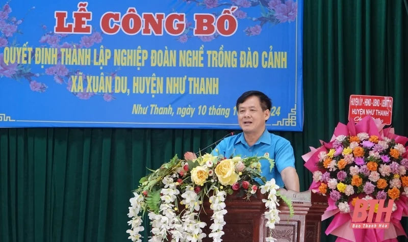 Thành lập Nghiệp đoàn nghề Trồng đào cảnh xã Xuân Du