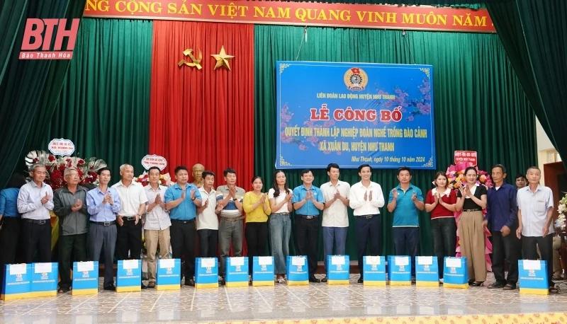 Thành lập Nghiệp đoàn nghề Trồng đào cảnh xã Xuân Du