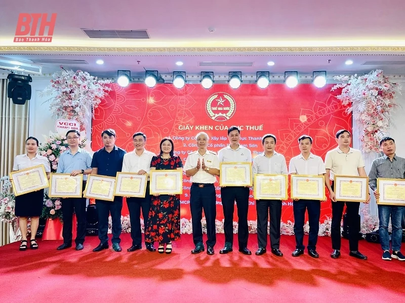 89 doanh nghiệp, doanh nhân được tuyên dương điển hình thực hiện tốt chính sách thuế năm 2023