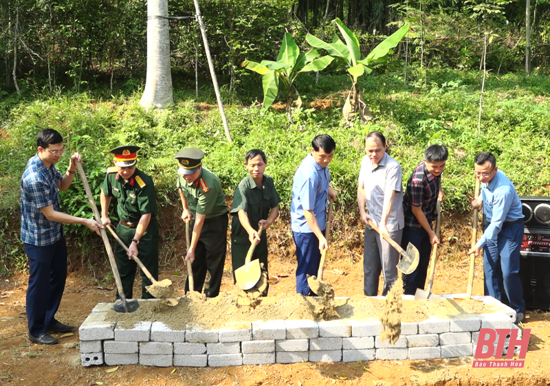 Huyện Ngọc Lặc khởi công xây dựng nhà ở cho hộ nghèo, hộ gia đình chính sách