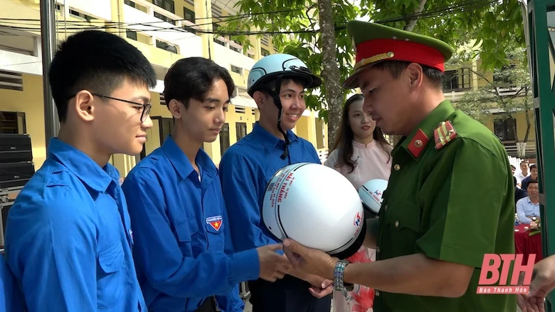 Vĩnh Lộc ra mắt mô hình “Trường học an toàn giao thông”