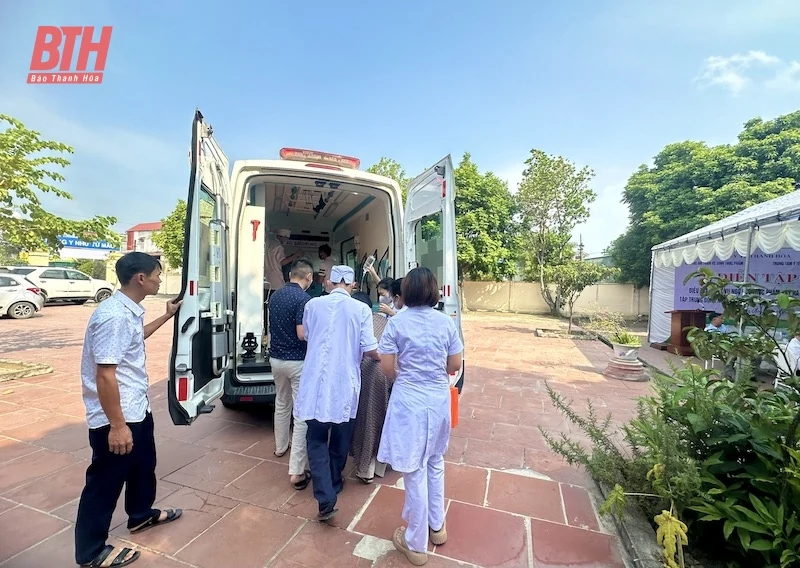 Diễn tập điều tra, xử lý vụ ngộ độc thực phẩm tại huyện Nông Cống