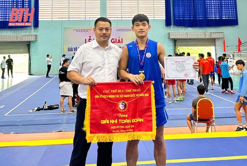 Thanh Hóa xếp thứ nhì nội dung đối kháng tại Giải vô địch Wushu các đội mạnh quốc gia 2024