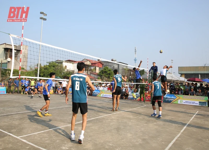 Thạch Thành: Hấp dẫn Giải bóng chuyền Ngọc Trạo năm 2024