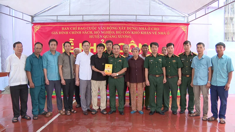 Quảng Xương: Tiếp nhận trên 9,5 tỷ đồng hỗ trợ làm nhà ở cho hộ nghèo