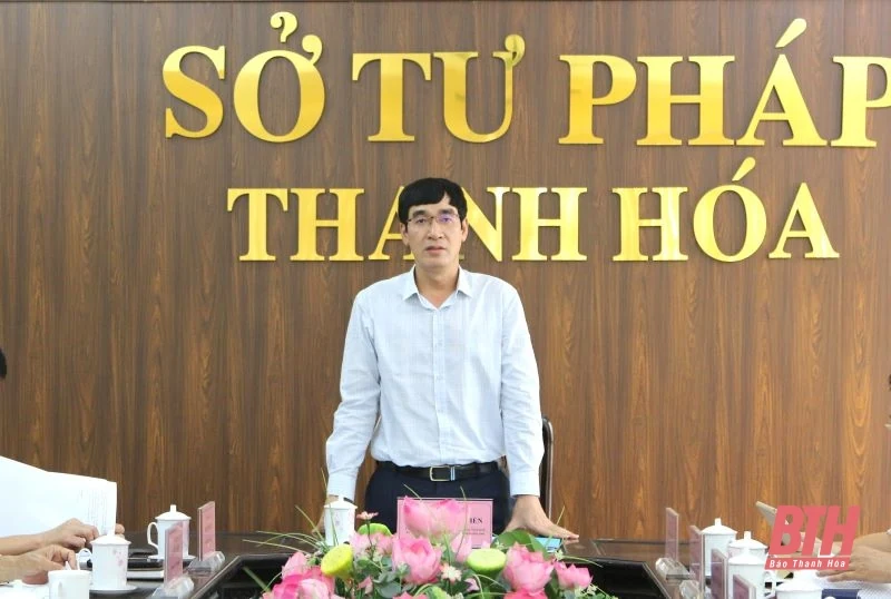 Giám sát việc ban hành nghị quyết của HĐND cấp huyện tại thị xã Bỉm Sơn, huyện Như Thanh và Sở Tư pháp